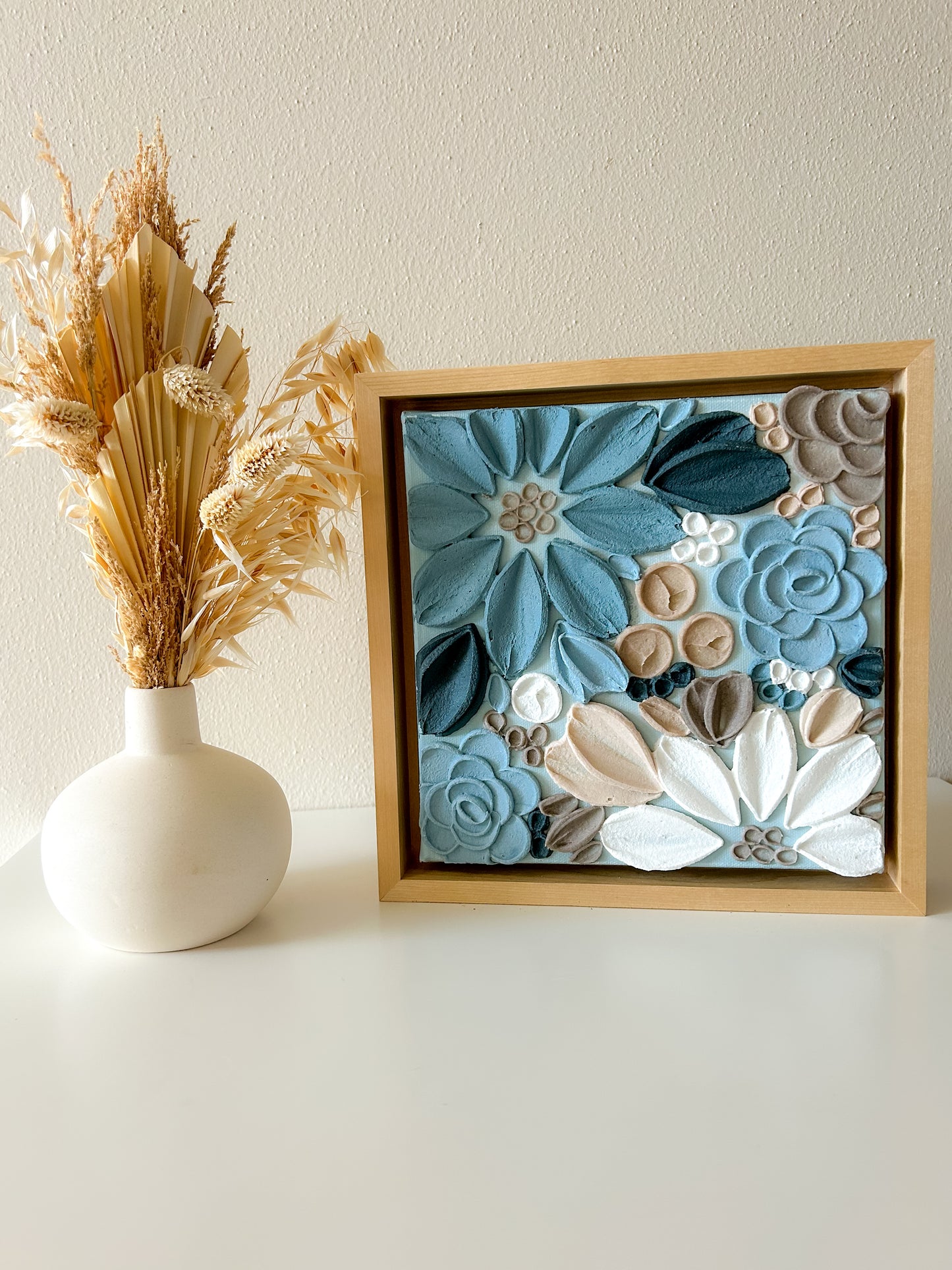 'Waves & Wildflowers' (8" x8")