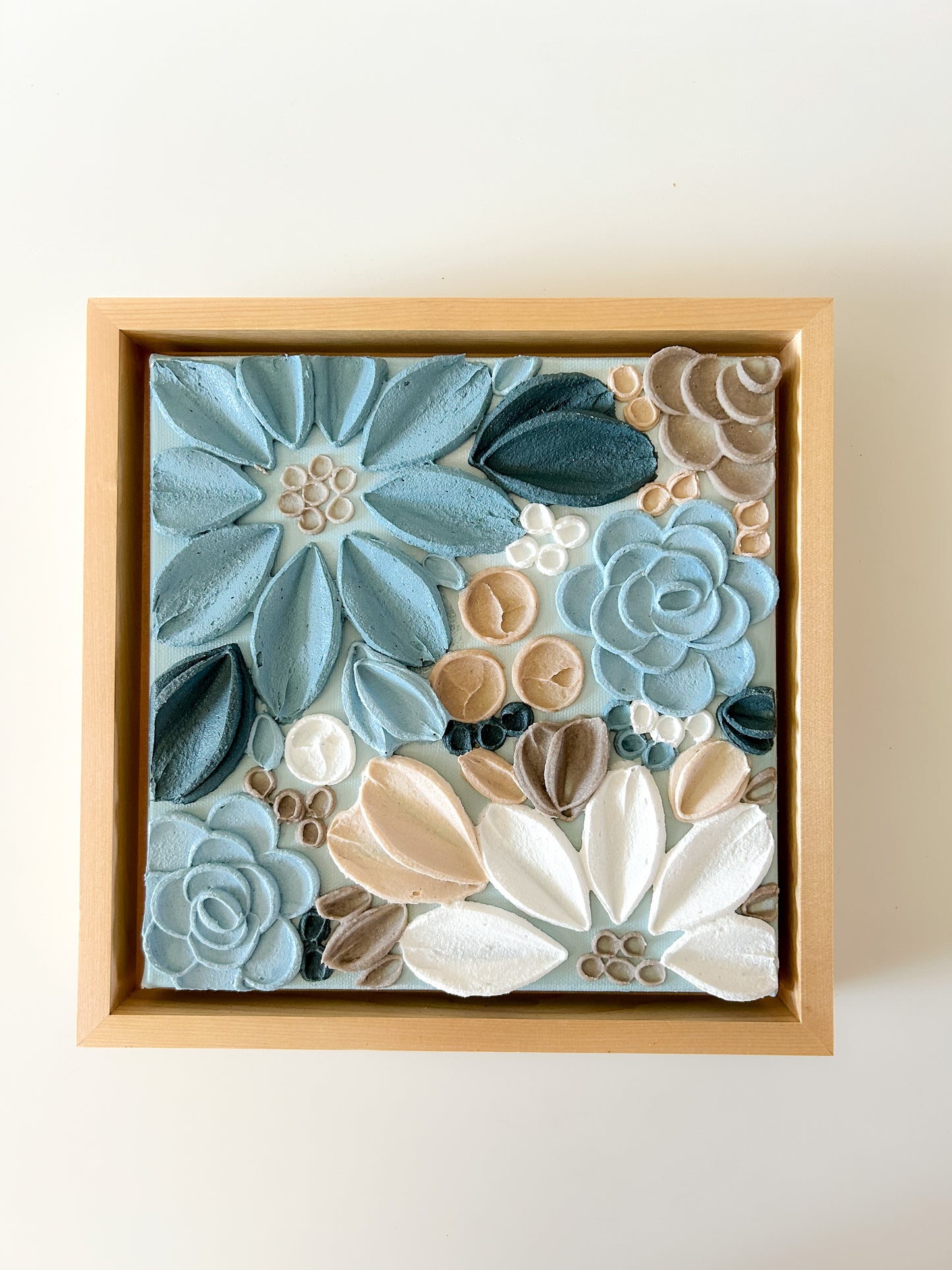 'Waves & Wildflowers' (8" x8")